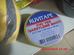 RUVITAPE PVC YER İŞARETLEME BANDI