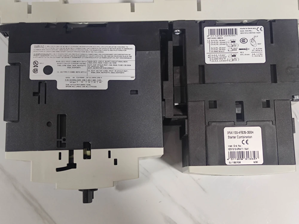 SİEMENS 3RA1130-4FB35-0BB4 ( sigortasız yük besleyici bir kontaktör kombinasyonudur )