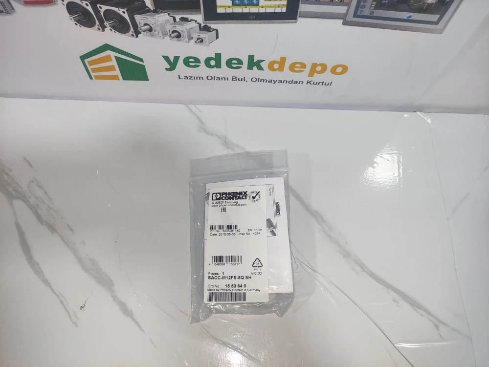 Phoenix Contact SACC-M12FS-8Q SH ( PlusCon 4 Yönlü M12 Fiş )