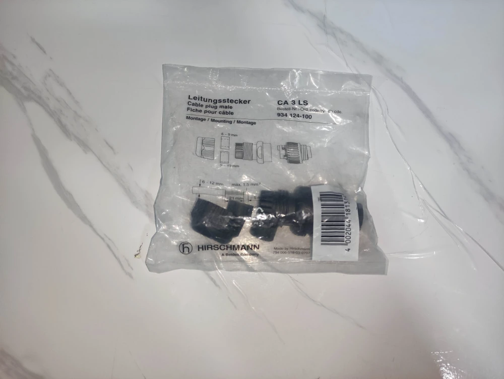 HIRSCHMANN 294006-518-03-0707 ( Posten Kablo soketleri ve fişleri Hirschmann )